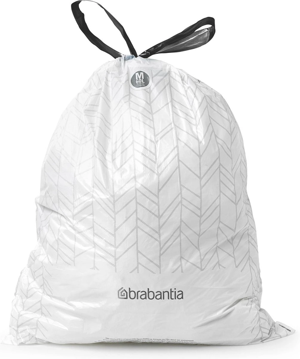 Brabantia PerfectFit Vuilniszakken - 60 L - Code M - 6 Rollen X 20 Stuks - Afbeelding 8