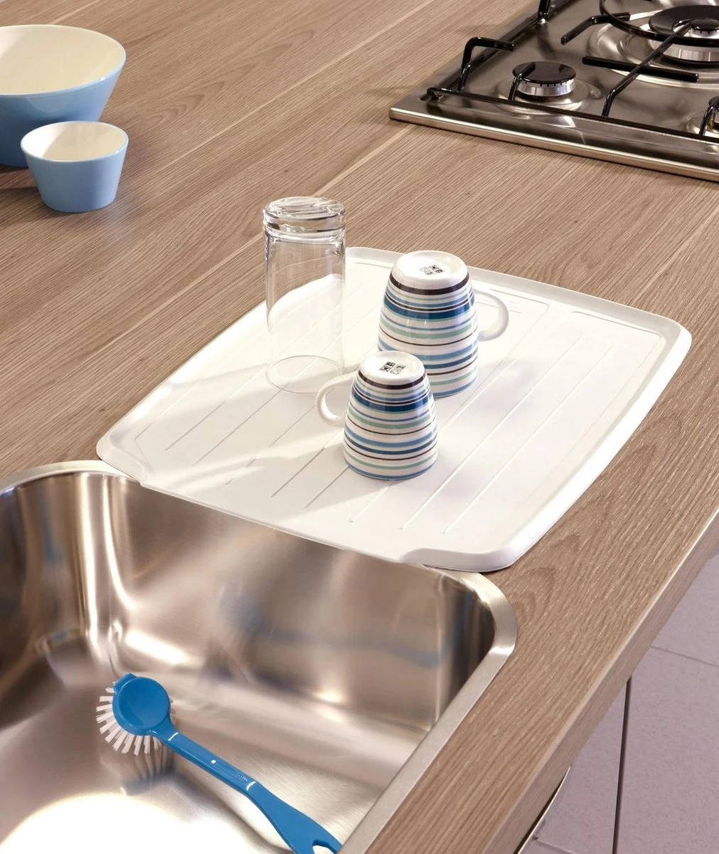 Curver Afdruipmat - 38x46 - Wit - Afbeelding 2