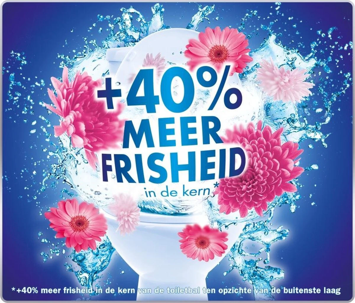 Witte Reus Kracht Actief Toiletblok - Bloesem - WC Blokjes Voordeelverpakking - 20 Stuks - Afbeelding 3