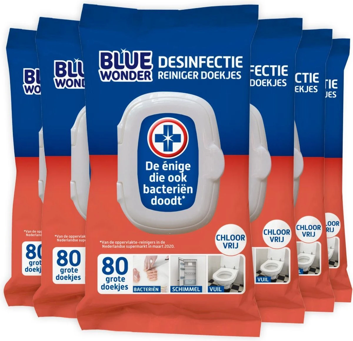 BLUE WONDER XL Desinfectie Reiniger Doekjes
