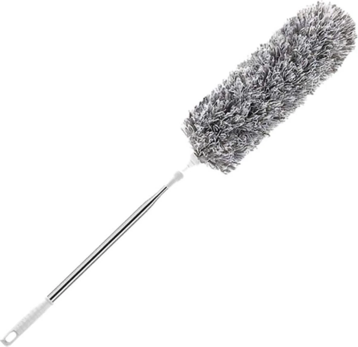 Fain® Plumeau Met Telescoopsteel – Grijs – 80 Tot 280 Cm - Uitschuifbaar – Wasbaar - Flexibel 360° Draaibaar – Duster - Microvezel Ragebol - Afbeelding 7
