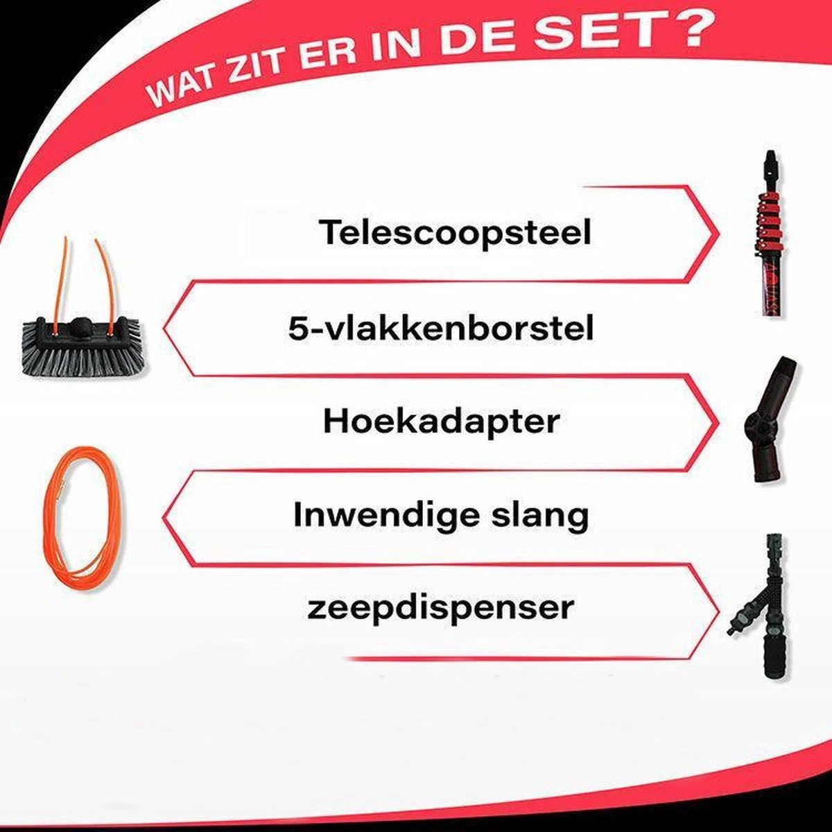 Aquascopic - Telescoopsteel Set Met Borstel - 7,2 Meter - Afbeelding 6