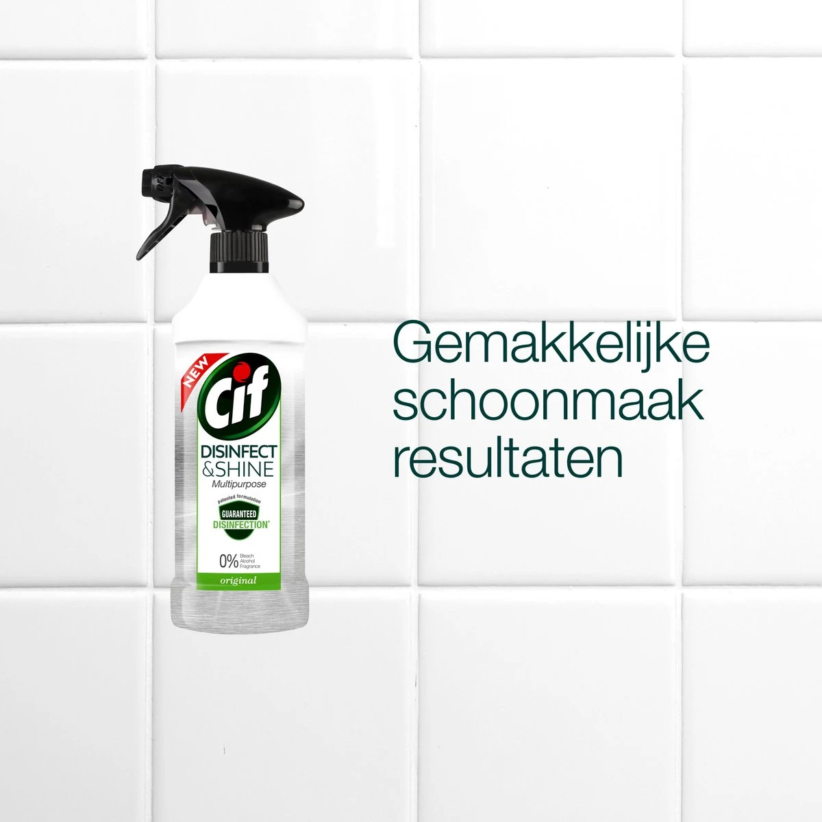 Cif Disinfect & Shine Original Desinfectie Spray - 6 X 500 Ml - Voordeelverpakking - Afbeelding 4
