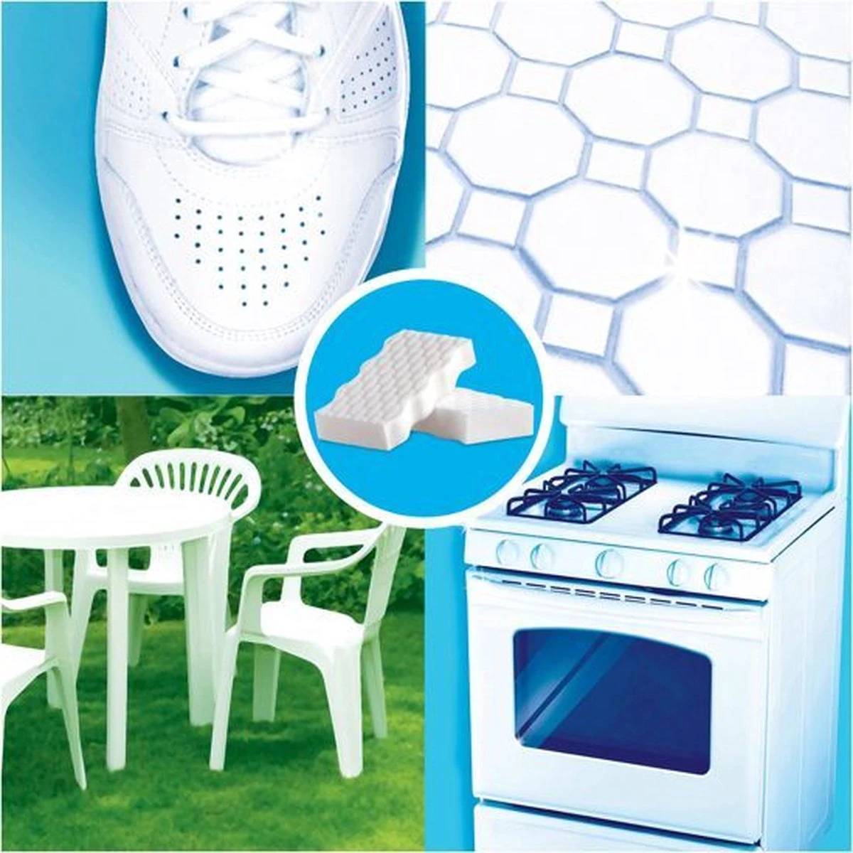 Mr. Proper - Wonderspons - Extra Krachtig - 4 Stuks - Voordeelverpakking - Afbeelding 2