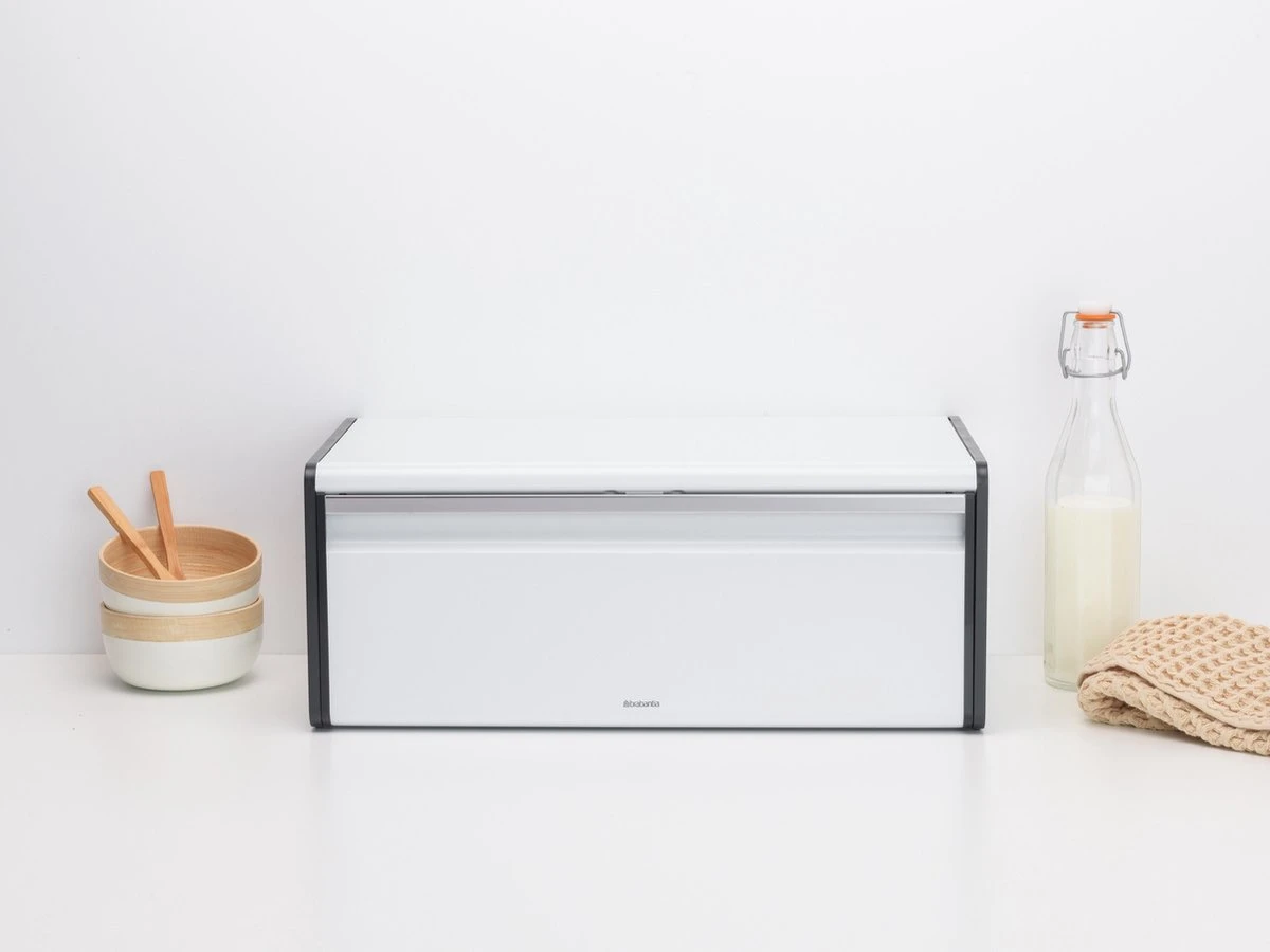 Brabantia Broodtrommel - Met Klepdeksel - White - Afbeelding 2