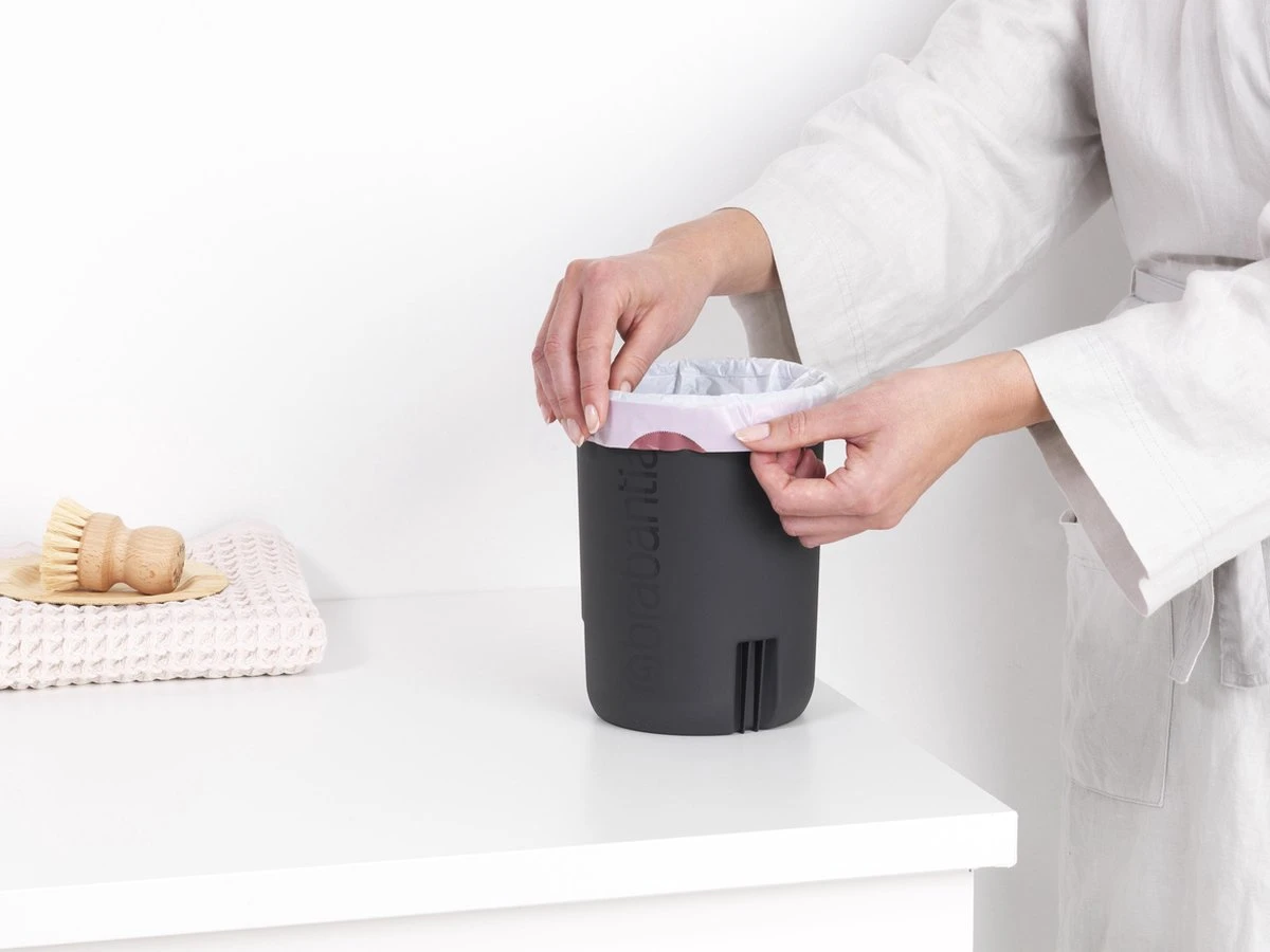 Brabantia NewIcon Wandprullenbak - 3 L - Matt Steel - Afbeelding 10