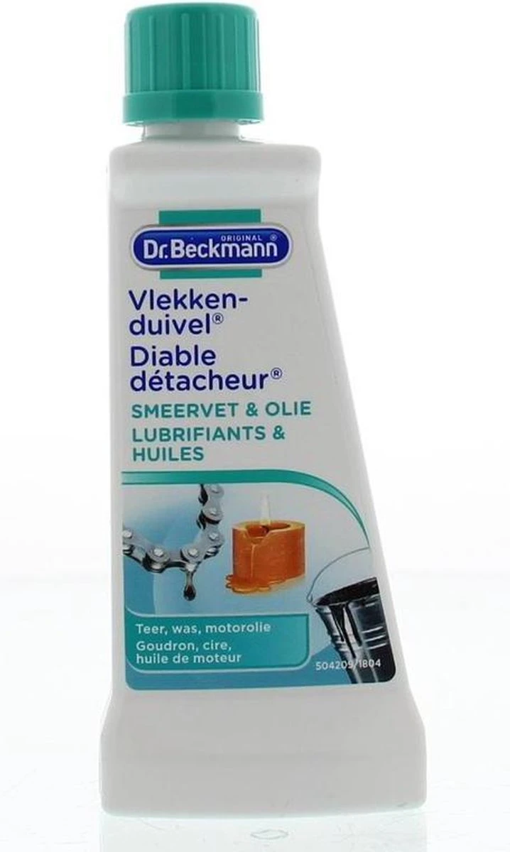 Dr. Beckmann Vlekkenduivel Smeervet & Olie 50 Ml - Afbeelding 4