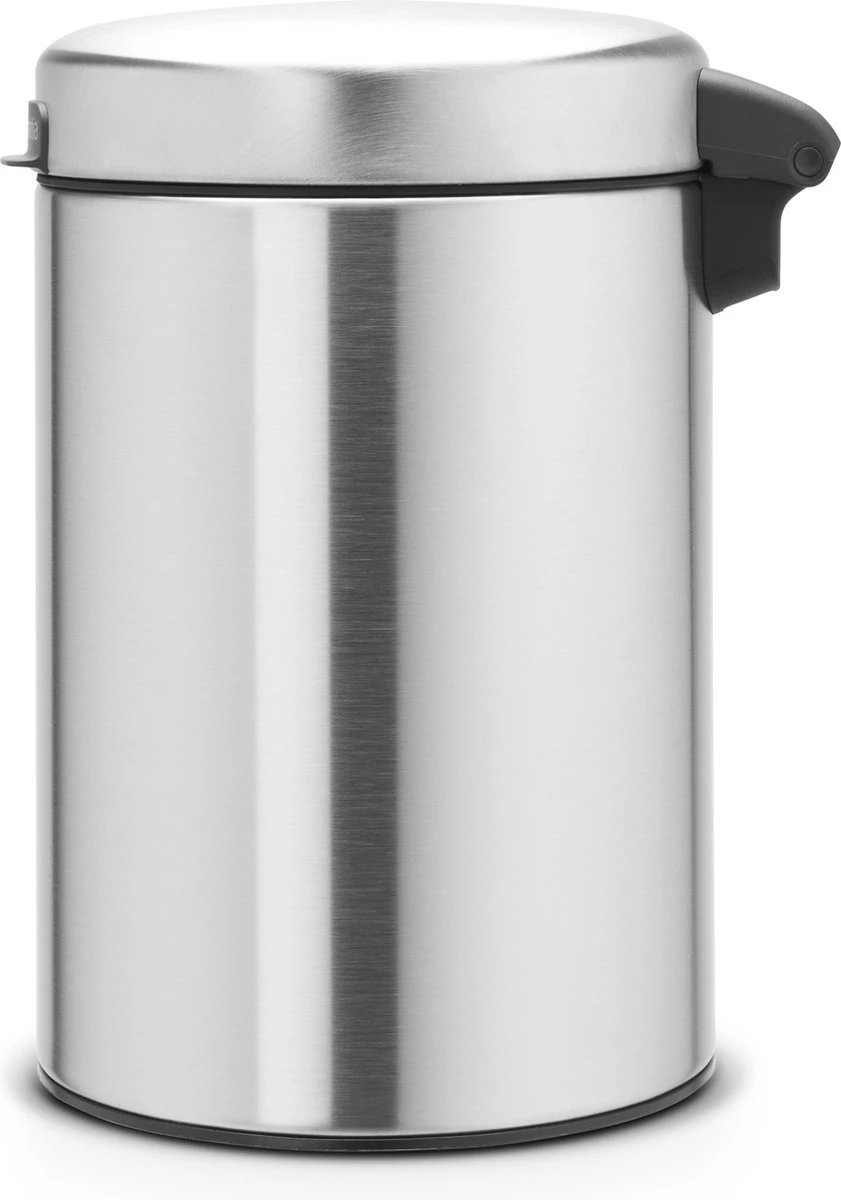 Brabantia NewIcon Wandprullenbak - 3 L - Matt Steel - Afbeelding 3