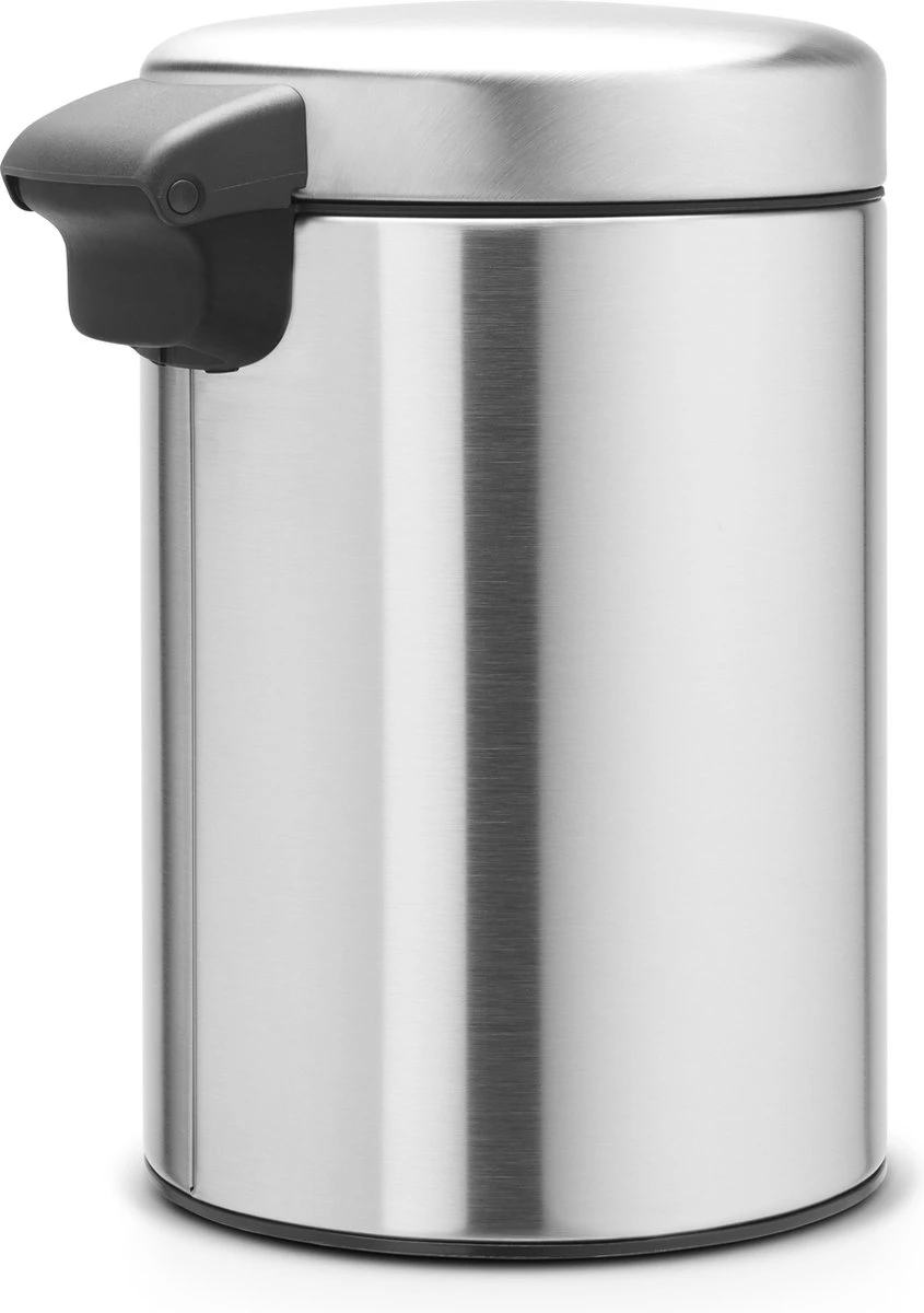 Brabantia NewIcon Wandprullenbak - 3 L - Matt Steel - Afbeelding 2