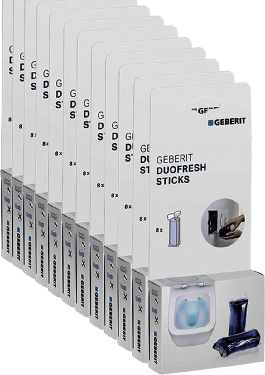 Geberit DuoFresh Sticks - 96 Stuks - Voordeelverpakking - Toilet/WC Blokjes Inbouwreservoir - Afbeelding 6
