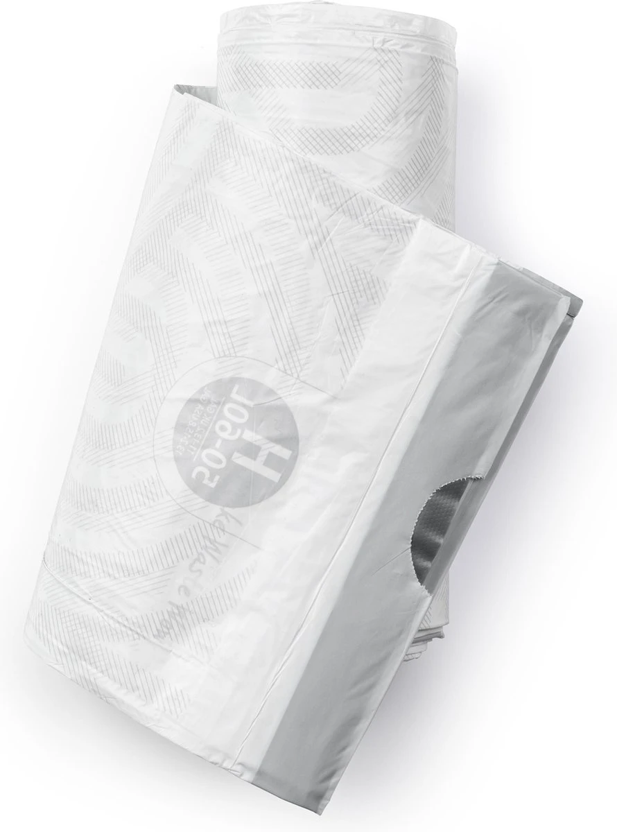 Brabantia PerfectFit Vuilniszakken - 50 - 60 L - Code H - 6 Rollen X 20 Stuks - Afbeelding 9