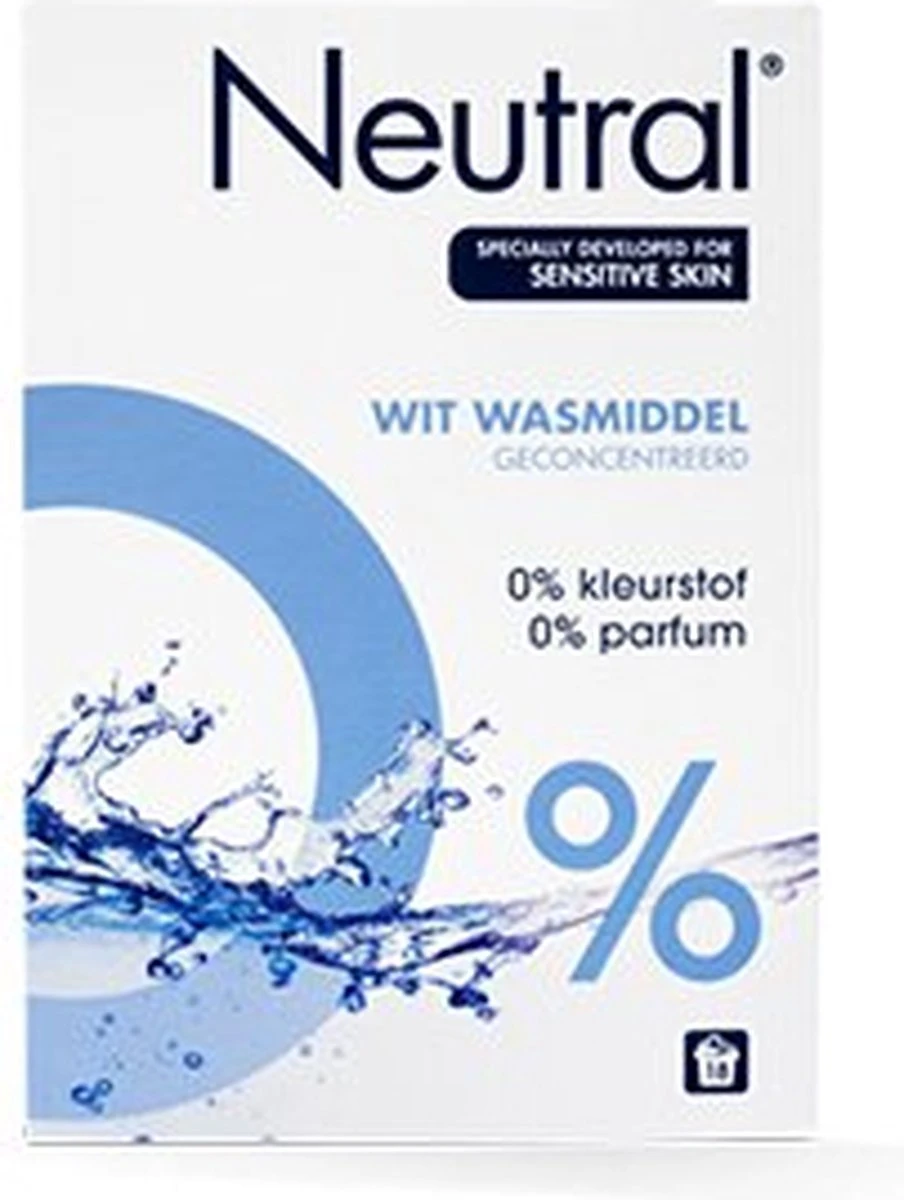 Neutral 0% Wit Parfumvrij Waspoeder - 45 Wasbeurten - Wasmiddel - Afbeelding 18