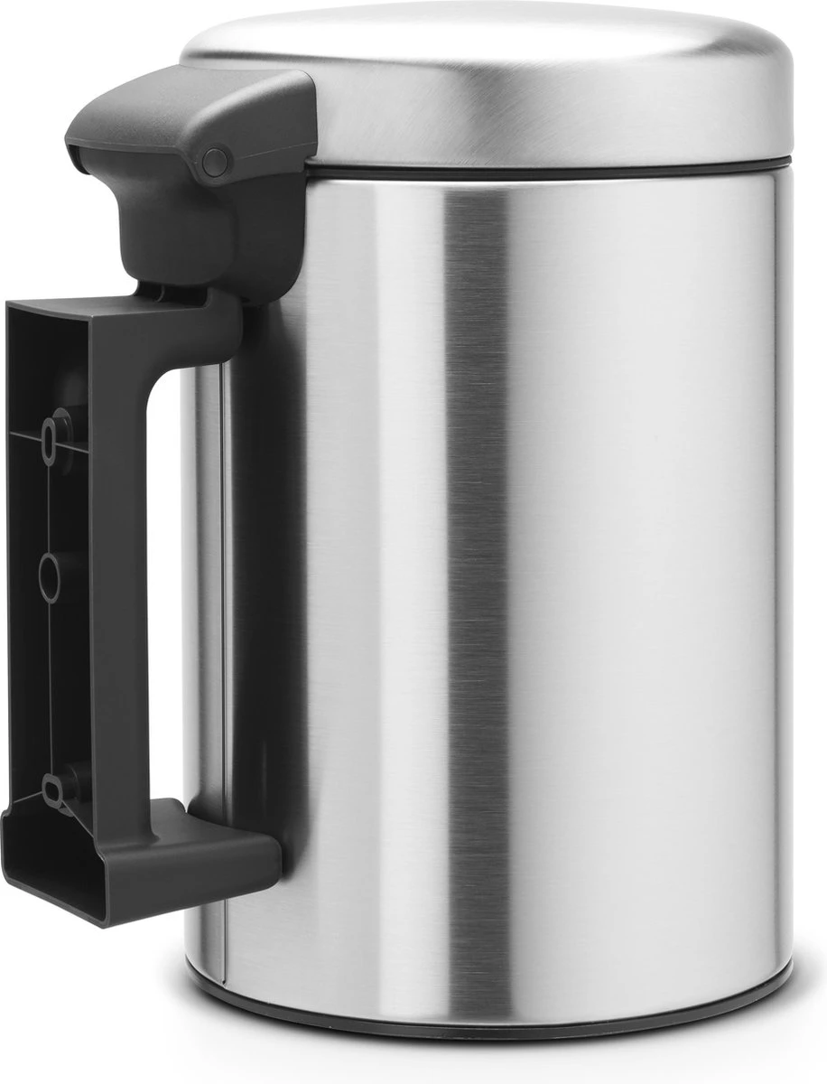 Brabantia NewIcon Wandprullenbak - 3 L - Matt Steel - Afbeelding 4