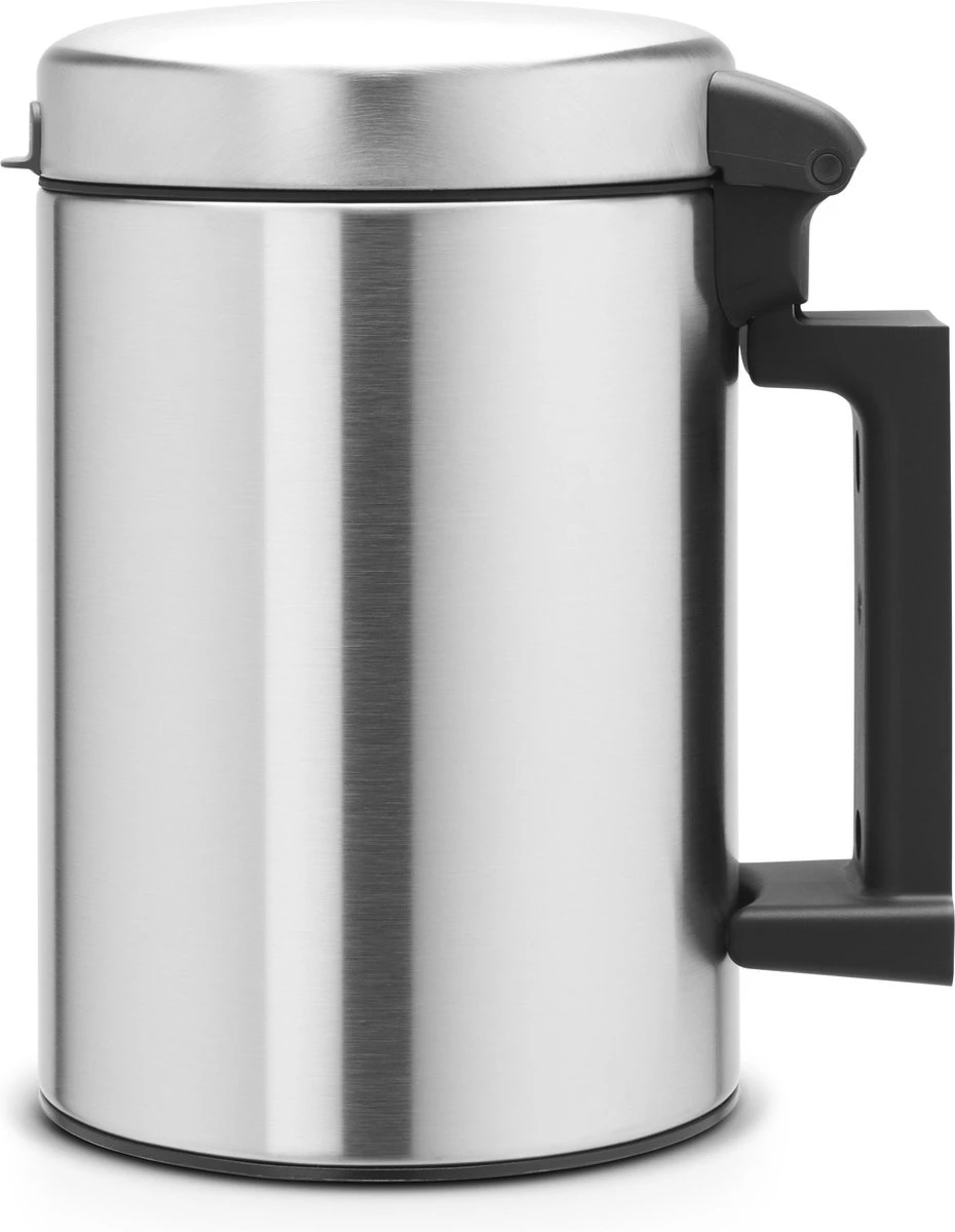 Brabantia NewIcon Wandprullenbak - 3 L - Matt Steel - Afbeelding 5